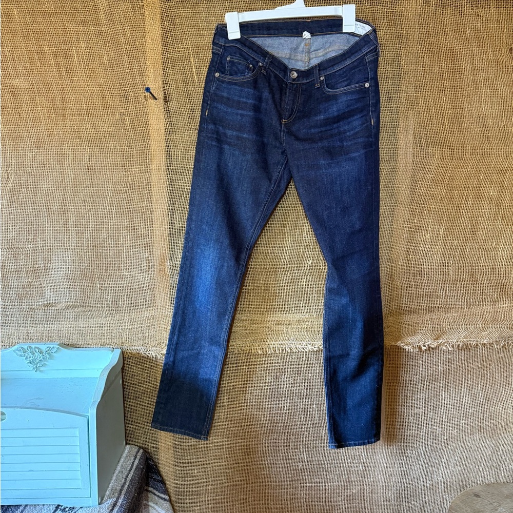 Dark Blue Denim Jeans